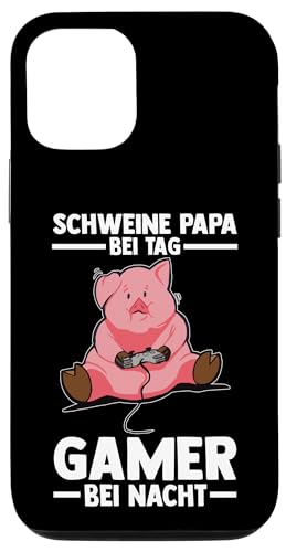 Hülle für iPhone 13 Schweine Papa Vater Vatertag Schwein von Schwein Schweine Bauer Landwirt Bauernhof Geschenk