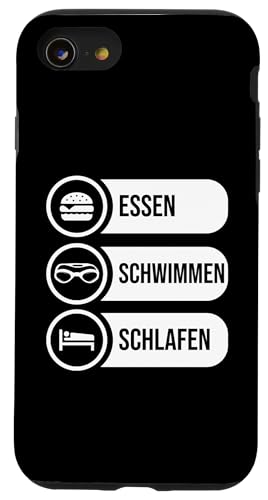 Schwimmer Schwimmen Hülle für iPhone SE (2020) / 7 / 8 von Schwimmbad Schwimmer Schwimmen