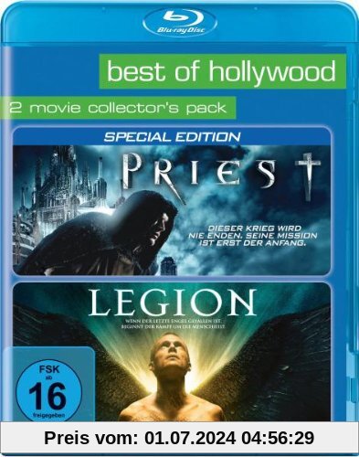 Best of Hollywood 2012 - 2 Movie Collector's Pack 54 (Priest / Legion) [Blu-ray] von Scott Charles Stewart