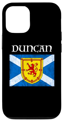 Hülle für iPhone 12/12 Pro Duncan, schottischer Clanname: Lion Rampant, Flagge Schottlands von Scottish Clan Gifts