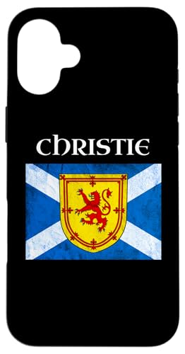 Hülle für iPhone 16 Plus Christie Schottischer Clan Name Löwe Rampant Schottland Flagge von Scottish Clan Gifts