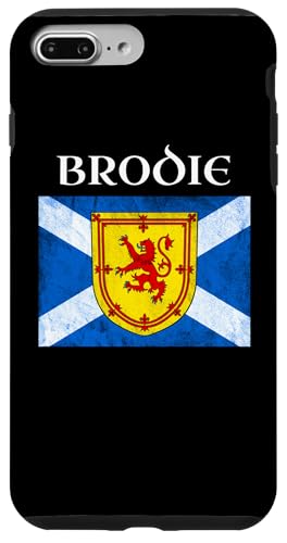 Hülle für iPhone 7 Plus/8 Plus Brodie Schottischer Clan Name Löwe Rampant Schottland Flagge von Scottish Clan Gifts