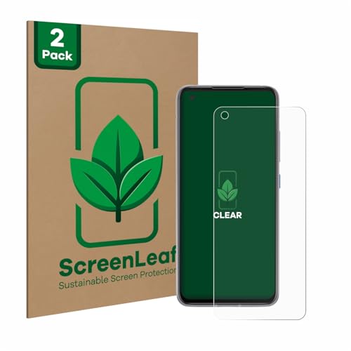 ScreenLeaf (2 Stück Schutzfolie für ASUS ZenFone 8 [nachhaltiger Displayschutz, Folie, transparent, kratzfest] von ScreenLeaf