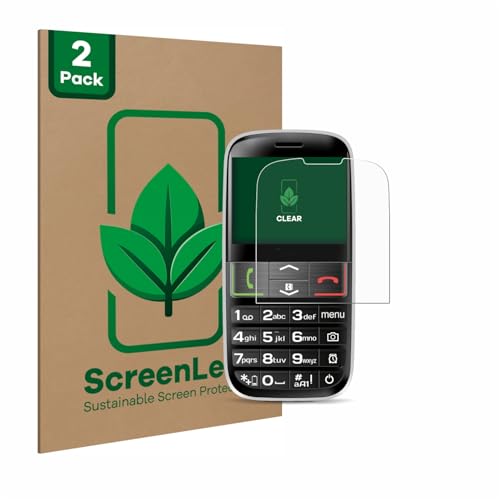 ScreenLeaf (2 Stück Schutzfolie für Emporia Euphoria [nachhaltiger Displayschutz, Folie, transparent, kratzfest] von ScreenLeaf