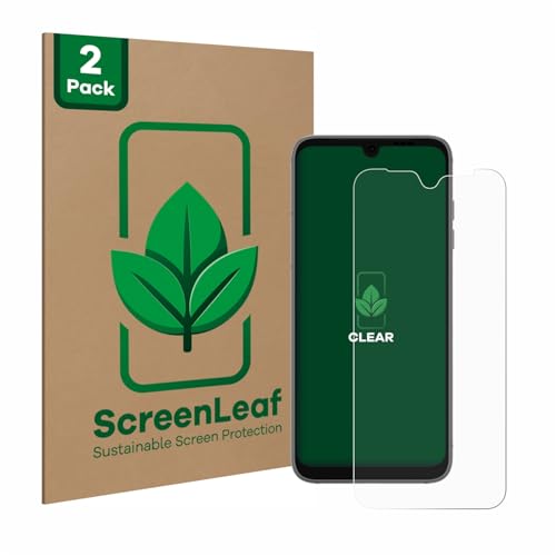 ScreenLeaf (2 Stück Schutzfolie für Fairphone 4 [nachhaltiger Displayschutz, Folie, transparent, kratzfest] von ScreenLeaf