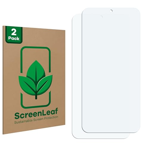 ScreenLeaf (2 Stück Schutzfolie für Samsung Galaxy A16 4G [nachhaltiger Displayschutz, Folie, transparent, kratzfest] von ScreenLeaf