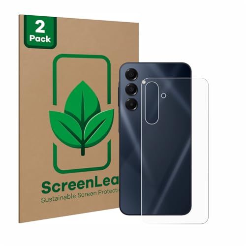 ScreenLeaf (2 Stück Schutzfolie für Samsung Galaxy A16 5G (Rückseite) [nachhaltiger Displayschutz, Folie, transparent, kratzfest] von ScreenLeaf