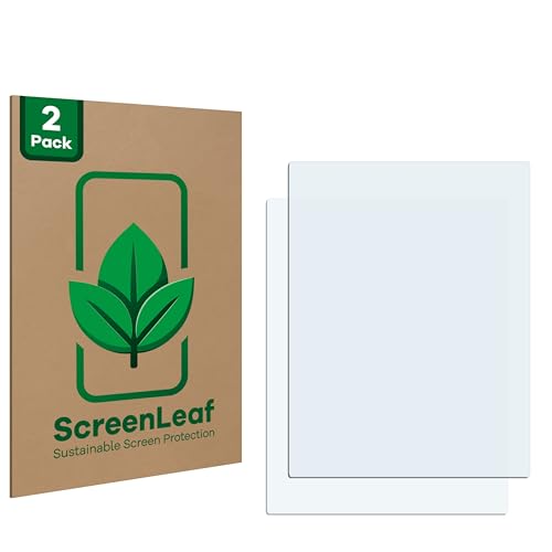 ScreenLeaf 2x Schutzfolie 3.7" für Camcorder mit 3,7 Zoll (9.4 cm) [57 x 75 mm, 4:3] [nachhaltiger Displayschutz, Folie, transparent, kratzfest] von ScreenLeaf