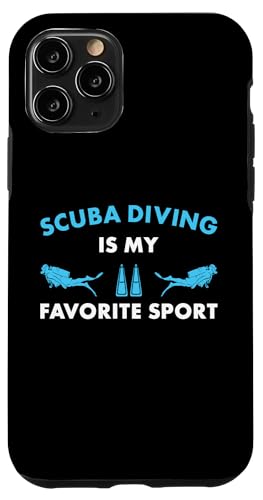 Hülle für iPhone 11 Pro Tauchen ist mein Lieblingssport-Taucher von Scuba Diving Snorkeling Ocean Diver