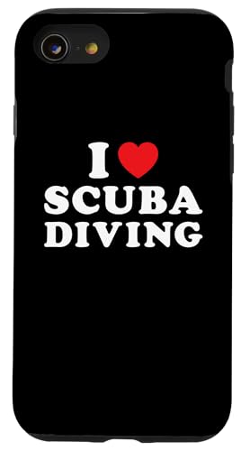 Hülle für iPhone SE (2020) / 7 / 8 Taucher Ich liebe Tauchen von Scuba Diving Snorkeling Ocean Diver