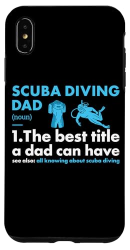 Hülle für iPhone XS Max Taucher Papa Definition Tauchen von Scuba Diving Snorkeling Ocean Diver