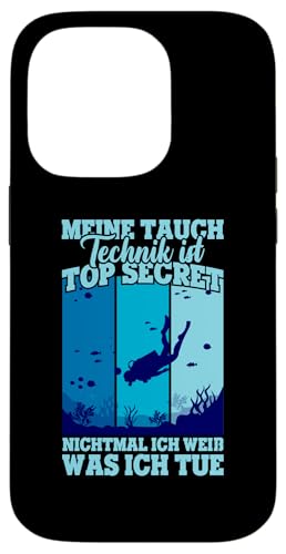 Hülle für iPhone 14 Pro Lustiges Taucher Meine Tauch Technik Gerätetauchen von Scuba Diving Tauchen Geschenke