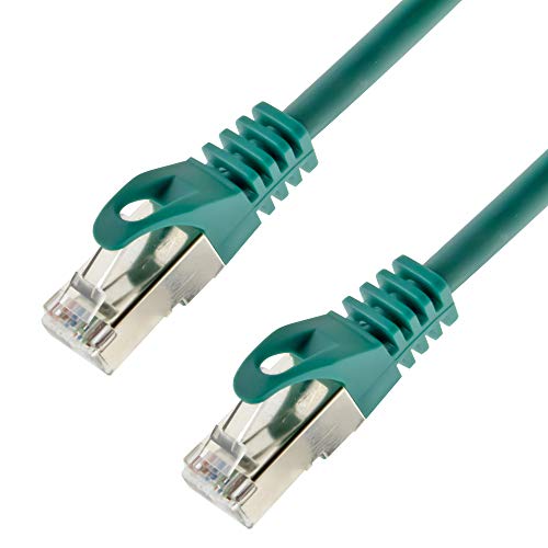 Netzwerkkabel S/FTP PIMF Cat. 7 20 Meter grün Patchkabel Gigabit Ethernet LAN DSL CAT7 Kabel von SeKi
