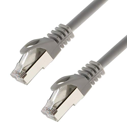 Netzwerkkabel S/FTP PIMF Cat. 7 50 Meter grau Patchkabel Gigabit Ethernet LAN DSL CAT7 Kabel von SeKi