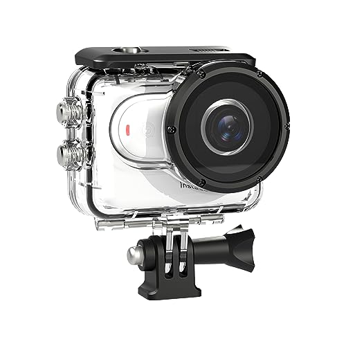 Insta360 GO3 Camera Waterproof Case, 195FT/60M IPX8 Certified Sports Underwater Swimming Diving Surfing Snorkeling Case (Black) von Sea frogs