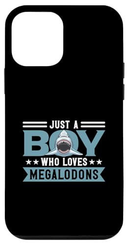 Hülle für iPhone 12 mini Nur ein Junge, der Megalodons Shark liebt von Sea predator Shark Enthusiast Apparel