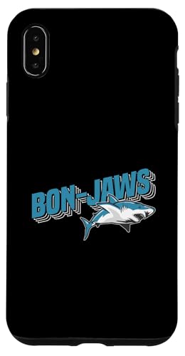 Hülle für iPhone XS Max Bon Jaws Shark Lustiges, mutiges Grafikabenteuer von Sea predator Shark Enthusiast Apparel