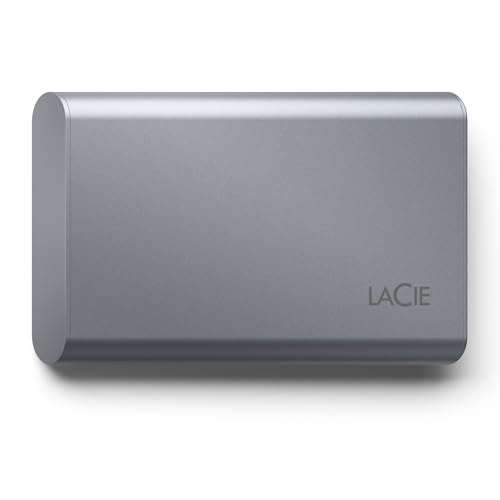 LaCie Mobile SSD Secure 2TB, 10Gbps USB 3.1 Type C, Rescue SED, Space Gray, Inkl. Rescue Service (STKH2000800) von Seagate