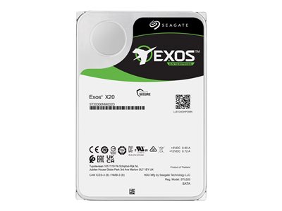 SEAGATE Exos X20 18TB 8,90cm 3,5Zoll von Seagate