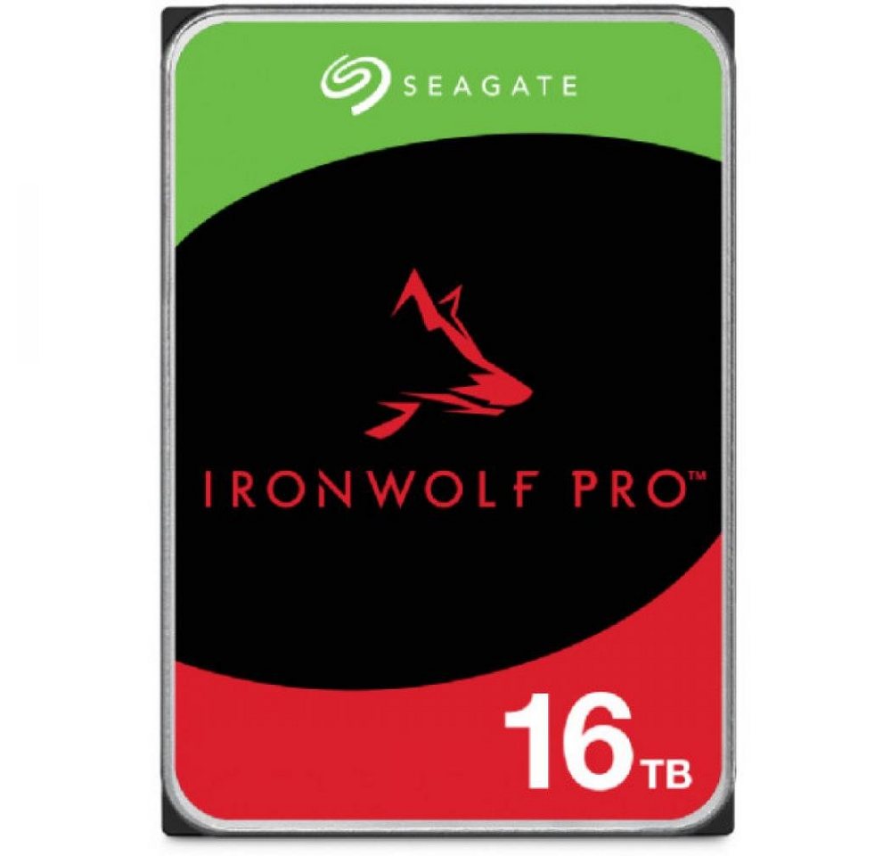 Seagate Seagate IronWolf Pro ST16000NT001 - 3.5 Zoll - 16000 GB - 7200 RPM interne HDD-Festplatte von Seagate