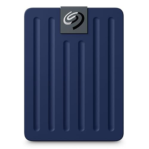 Seagate Ultra Touch 500GB externe SSD, 2.5 Zoll, USB 3.2 Gen 2x2, bis zu 2.000 MB/s, nachtblau, Rescue-Dienste (STMR500401) von Seagate