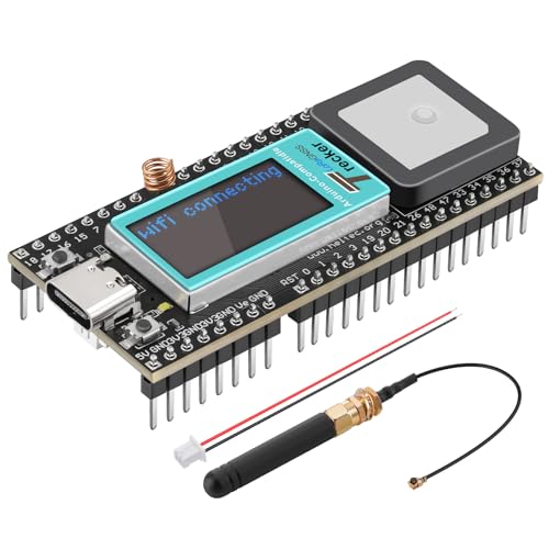 Seamuing Wireless Tracker UC6580 SX1262 863 928 MHz Lora WiFi Bluetooth, unterstützt GPS GLONASS Galileo, Entwicklungsplatine ESP32 mit LCD-Display für Arduino Intelligente Szene von Seamuing