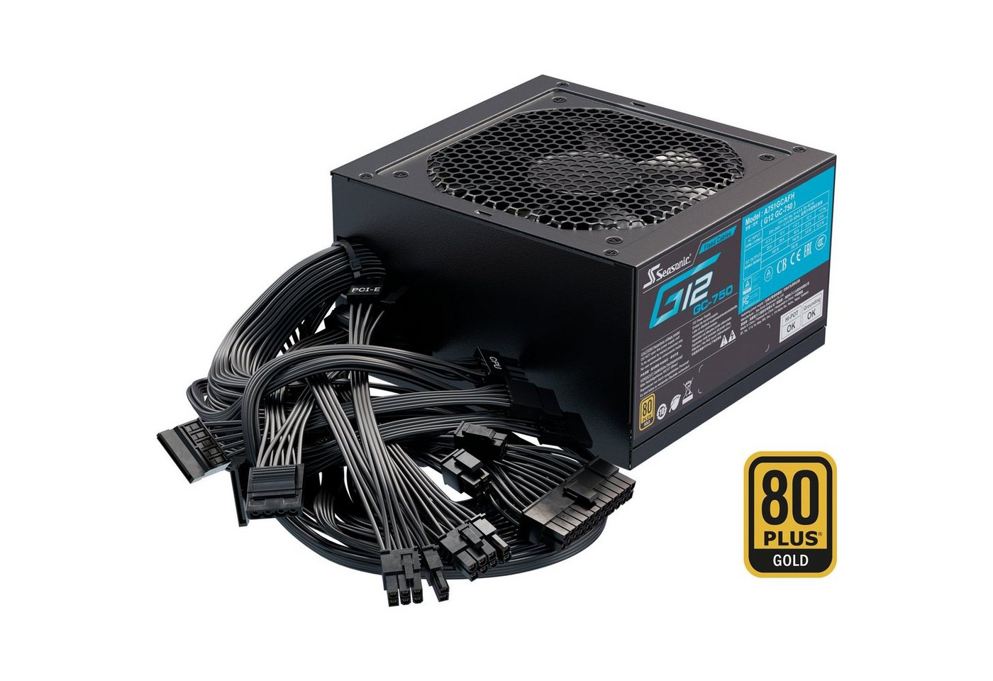 Seasonic G12 GM-650 650W PC-Netzteil von Seasonic