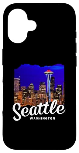 Hülle für iPhone 16 Seattle-Souvenir / Seattle von Seattle-Souvenirladen