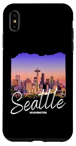 Hülle für iPhone XS Max Seattle-Souvenir / Seattle von Seattle-Souvenirladen