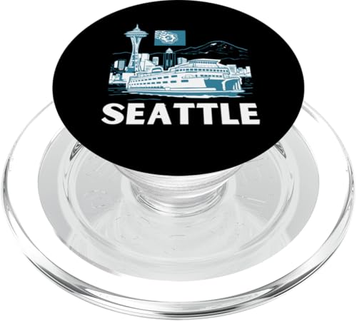 Seattle-Souvenir / Seattle PopSockets PopGrip für MagSafe von Seattle-Souvenirladen