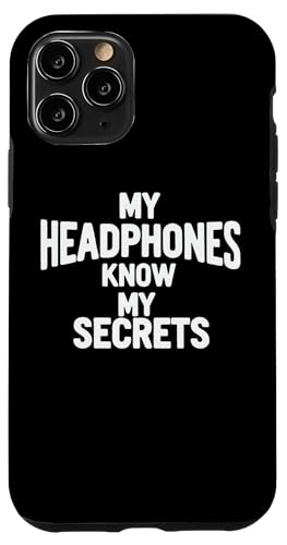 Hülle für iPhone 11 Pro Kopfhörer Know Secrets Funny DJ von Secret Beats DJ Apparel