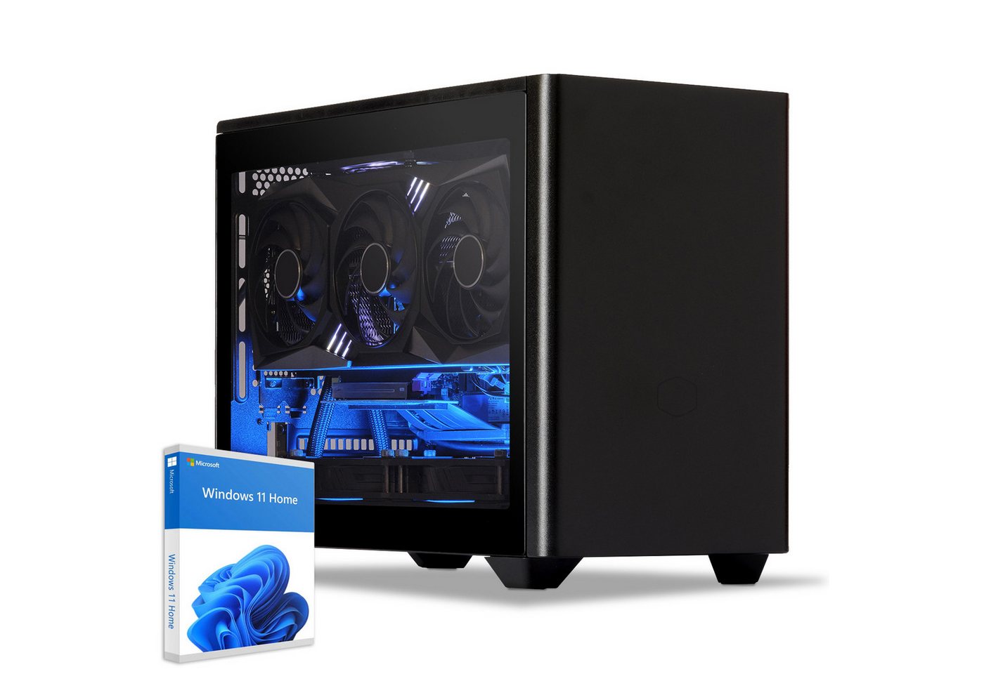 Sedatech UC0G106I2I1HF - Watercooling Gaming Mini-PC (Intel Core i9 12900KF 16x 3.2GHz (max 5.2GHz), Geforce RTX4060, 16 GB RAM, 1000 GB SSD, Watercooling, Wifi 867Mbits ax) von Sedatech