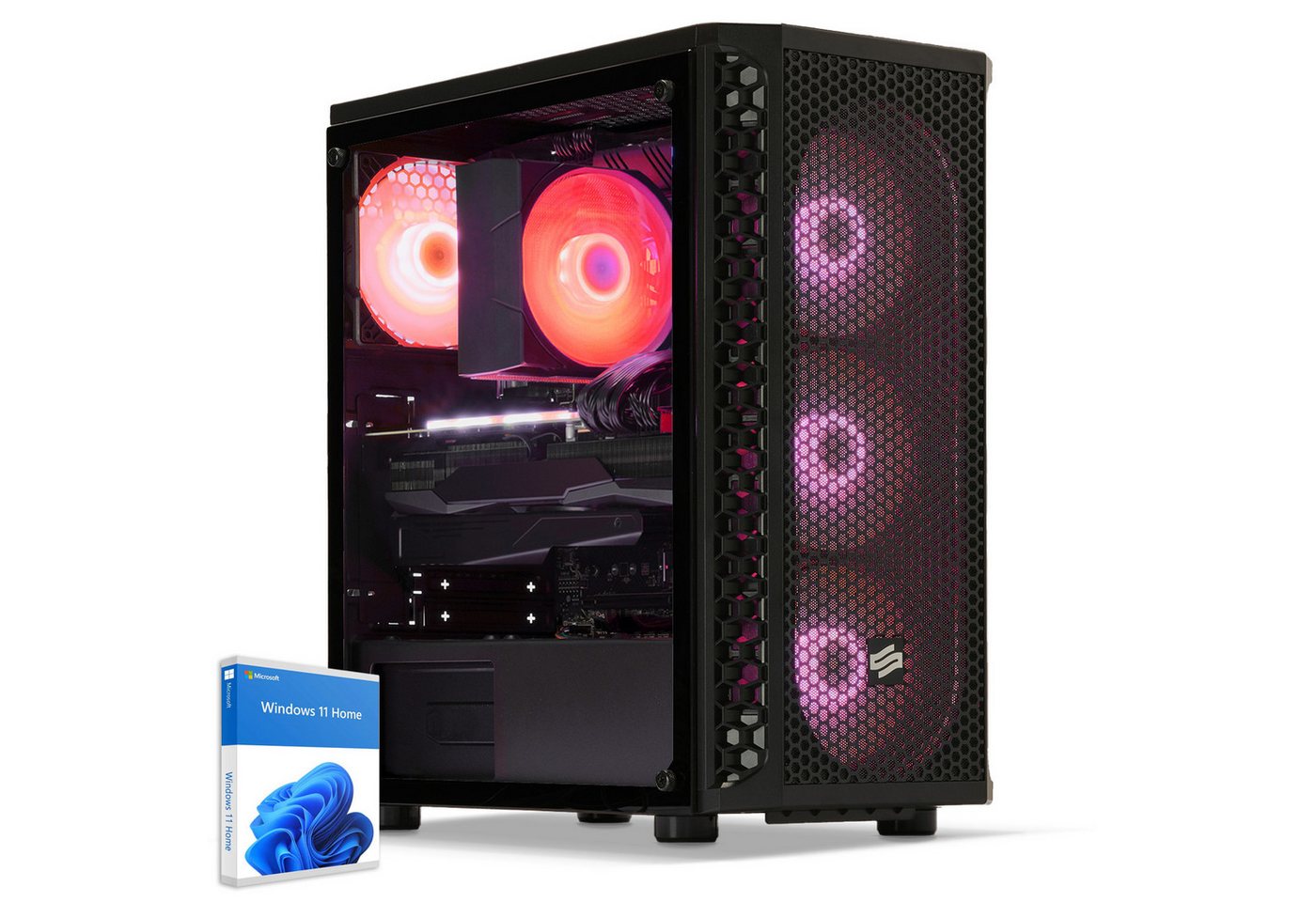 Sedatech UC0G306I2I1HF - Gaming-PC (Intel Core i5 12600KF 10x 3.7GHz (max 4.9GHz), Geforce RTX4070, 16 GB RAM, 1000 GB SSD, Wifi 300Mbits n) von Sedatech