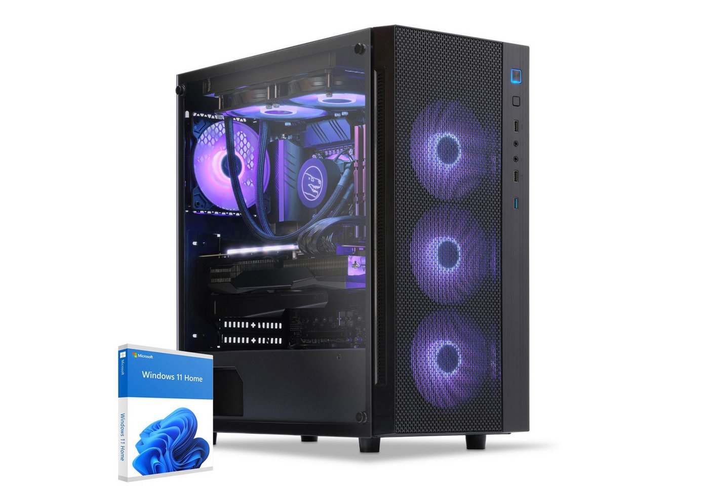 Sedatech UC0G802I2I1HF - Watercooling Gaming-PC (Intel Core i7 12700KF 12x 3.6GHz (max 5.0GHz), Geforce RTX4070, 32 GB RAM, 2000 GB SSD, Watercooling, Wifi 867Mbits ax) von Sedatech