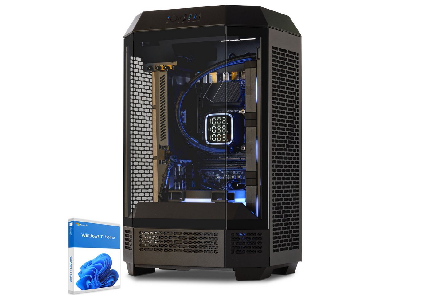 Sedatech UC0GQ01I1I1HF - Watercooling Gaming-PC (AMD Ryzen 7 7700X 8x 4.5GHz (max 5.4GHz), Geforce RTX4060Ti, 32 GB RAM, 2000 GB SSD, Watercooling, Wifi 867Mbits ax) von Sedatech