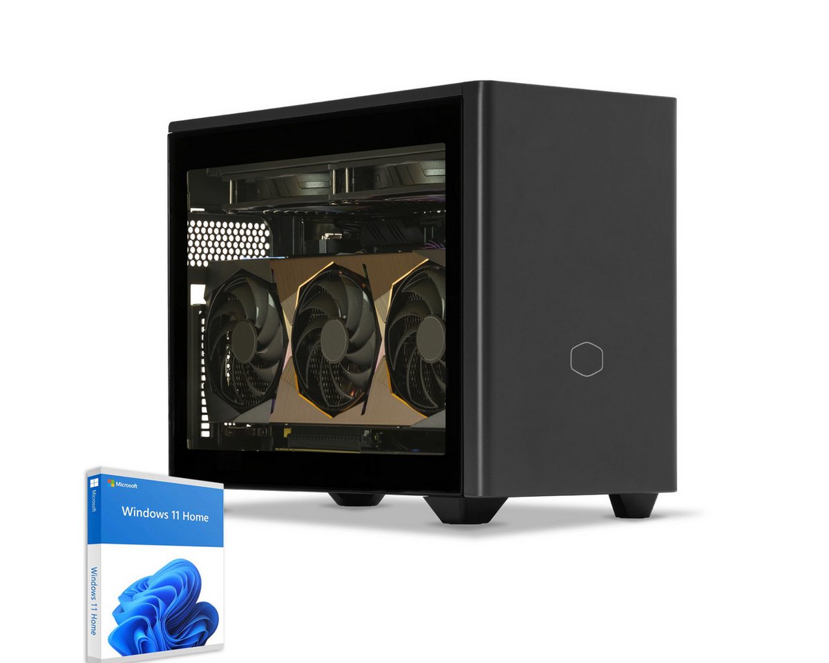 Sedatech UC0W318I2I1HF - Watercooling Workstation Mini-PC (Intel Core i7 14700KF 20x 3.4GHz (max 5.6GHz), Geforce RTX4080, 64 GB RAM, 2000 GB SSD, Watercooling, Wifi 867Mbits ax) von Sedatech