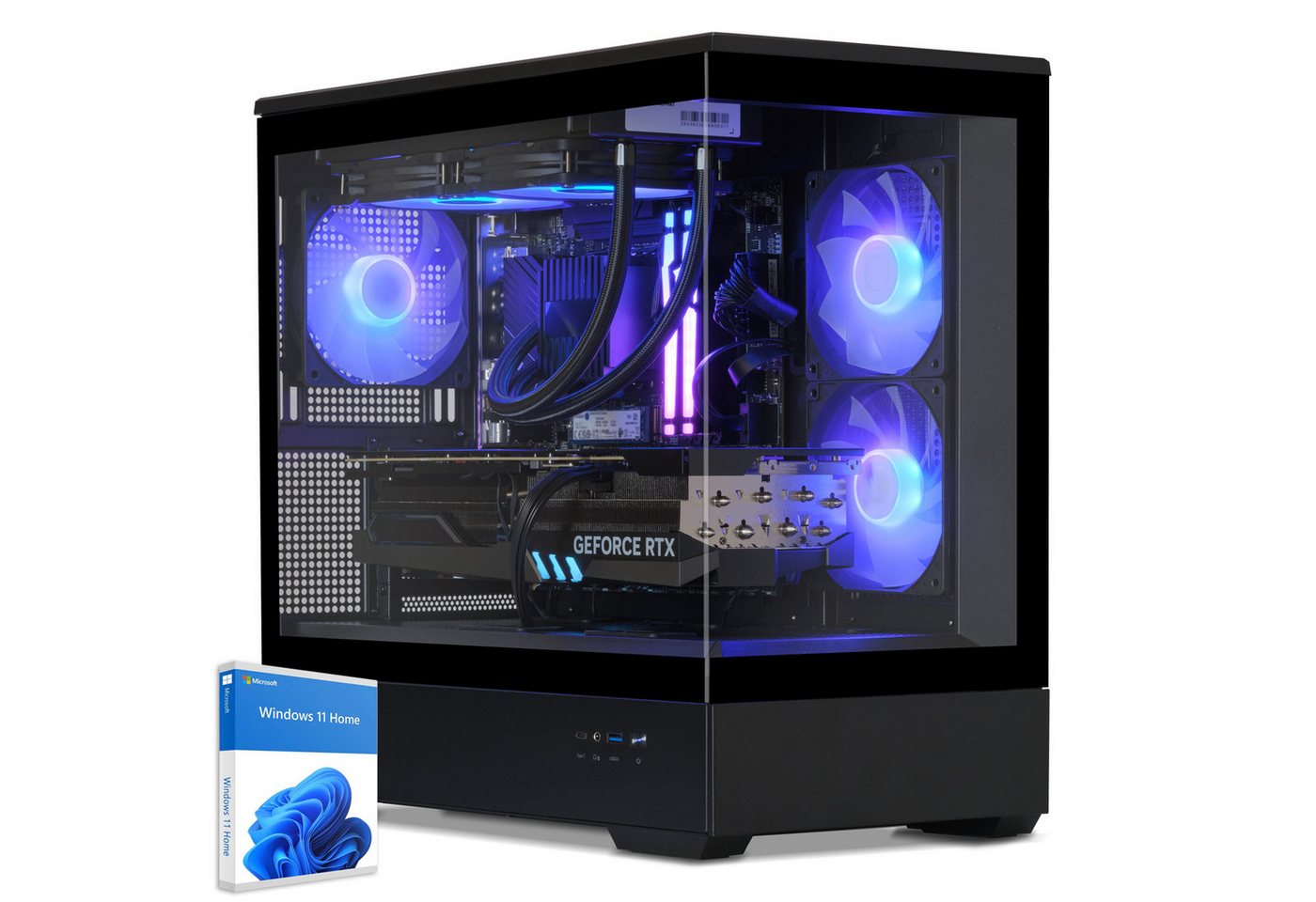 Sedatech UCCA524I2I1HF - Watercooling Gaming-PC (Intel Core i7 13700KF 16x 3.4GHz (max 5.4GHz), Geforce RTX4070 Super, 16 GB RAM, 1000 GB SSD, Watercooling, Wifi 867Mbits ax) von Sedatech