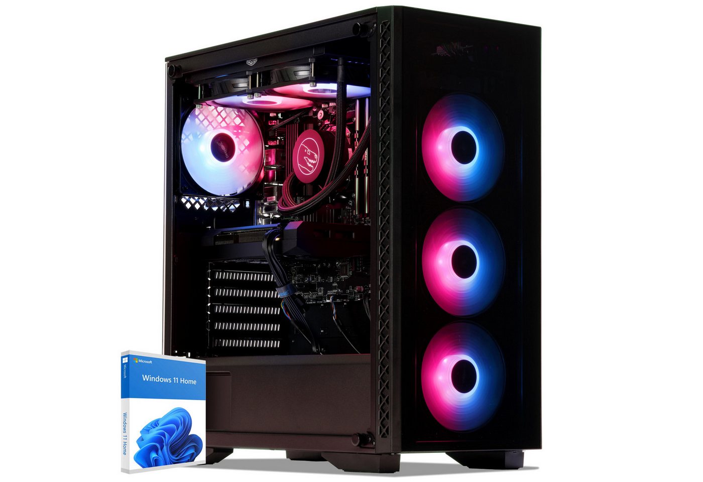 Sedatech UCCH517I2I1HF - Watercooling Gaming-PC (Intel Core i5 10600KF 6x 4.1GHz (max 4.8GHz), Geforce RTX4070 Super, 32 GB RAM, 1000 GB SSD, Watercooling, Wifi 300Mbits n) von Sedatech