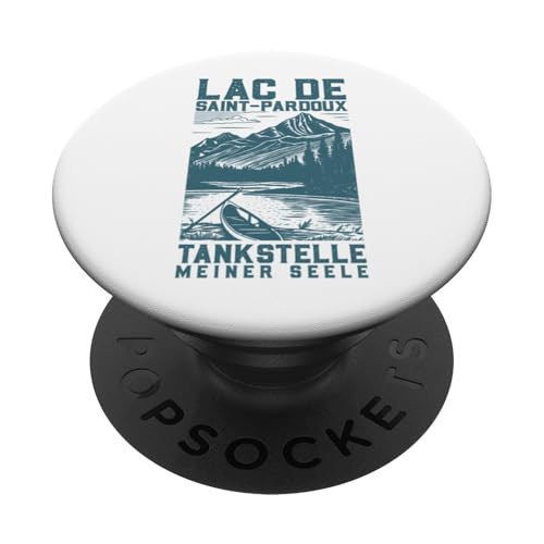 Seelenheimat Lac de Saint-Pardoux PopSockets Klebender PopGrip von See Urlaub in Frankreich