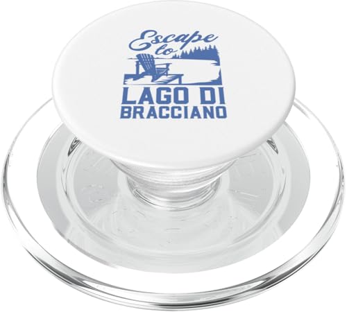 Ich fliehe zum Lago di Bracciano PopSockets PopGrip für MagSafe von See Urlaub in Italien