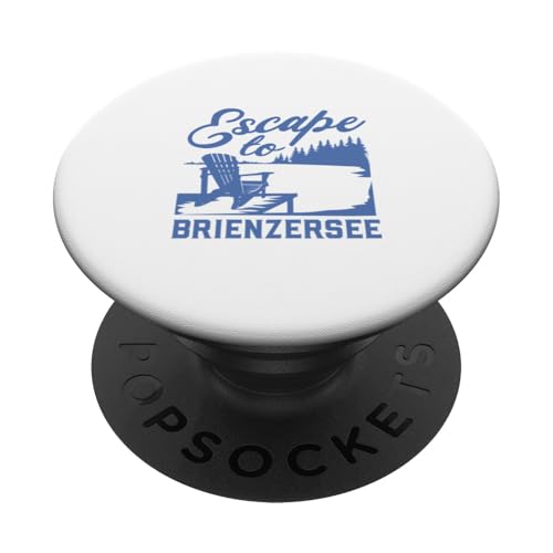 Ich fliehe zum Brienzersee PopSockets Klebender PopGrip von See Urlaub in Schweiz