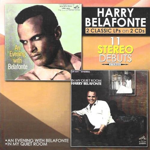 An Evening with Belafonte / In My Quiet Room - 11 Stereo Debuts - 2 LPs on 2 CDs von Select O Hits