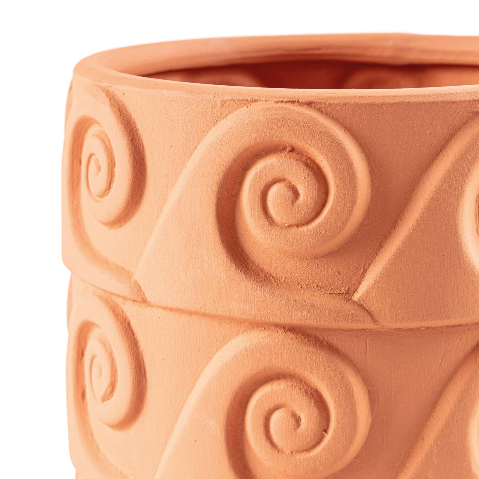 SELETTI Vase Magna Graecia Onda, Untersetzer, Terracotta von Seletti