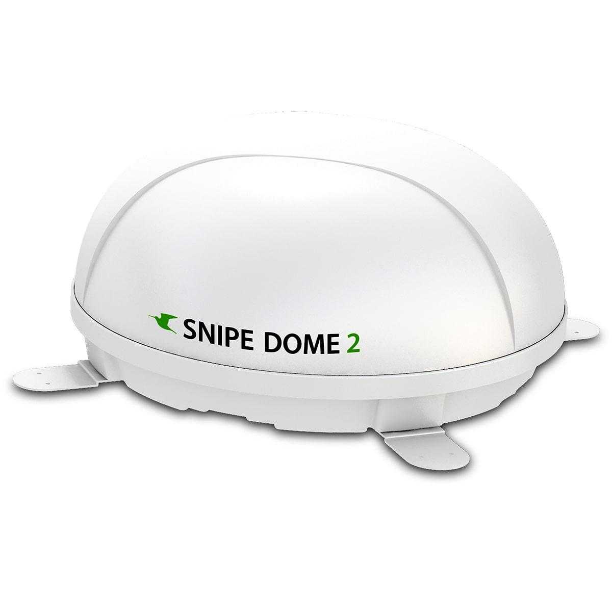 Selfsat Snipe Dome 2 Single Vollautomatische Sat Antenne (für 1 Teilnehmer mit BT Fernbedienung) von Selfsat