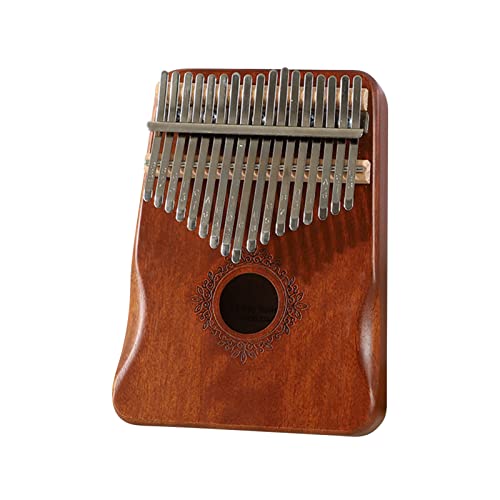 Kalimba, 17-Noten-Daumenklavier Finger-Daumenklavier Daumenklavier für Erwachsene mit Starker Durchschlagskraft für Musikliebhaber und Anfänger (BROWN) von Semme