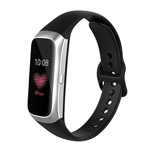 SenMore Weiches Silikonarmband kompatibel mit Samsung Galaxy Fit SM-R370, Wasserdicht und Atmungsaktiv Ersatzarmband Armband für Samsung Galaxy Fit SM-R370 von SenMore