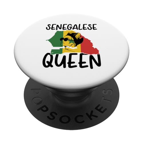 Senegal Flagge Senegalesisches Afrika PopSockets mit austauschbarem PopGrip von Senegalese Gifts from Senegal