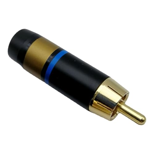 Senermter Audio-Stecker-Anschlüsse,Audio-Stecker-Adapter,Steckeradapter Stabiler Audio-Adapterstecker | Lautsprecherstecker-Verbindungswerkzeug für Stereo-TV-Projektoren und andere Audiogeräte von Senermter