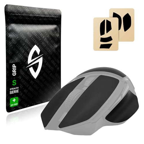 SensoryBoost Grip Tape Set für Razer Basilisk V3, Ultimate, Hyperspeed (+ extra Grip-Pad) Schweißabsorbierend, Rutschfest, Ultradünn (0.5mm) Rückstandsfrei - Gaming Maus Zubehör von SensoryBoost