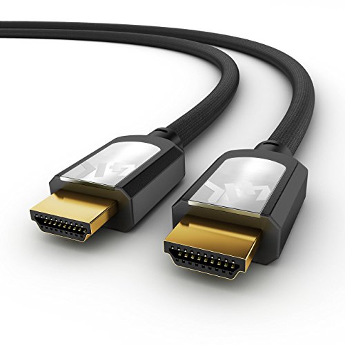Sentivus 1,50m 4K HDMI Kabel - Premium zertifiziert, 4k@60Hz, 4K@120Hz, Ultra HD, 3D und ARC, High Speed mit Ethernet, schwarz von Sentivus